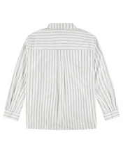 Load image into Gallery viewer, Nafnuf Logo Cotton Striped Shirt  (Off White)
