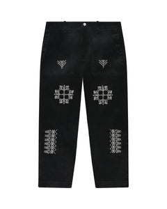 Makhlut Worker Cotton Chino Pants (Black)
