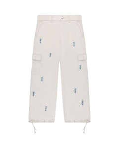 Cotton Shajar Cargo Pants (Off White)